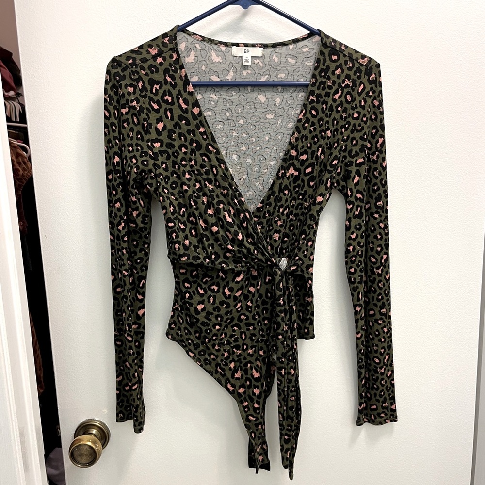 Leopard print bodysuit